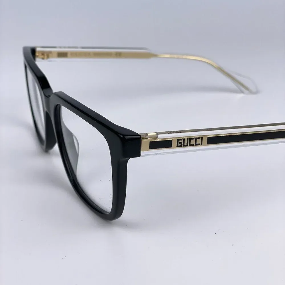 NEW Gucci GG0560O 005 Unisex Black Square Eyeglasses